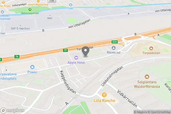 Apple Hotel & Konferens Göteborg - Torpavallsgatan 6, Örgryte - Härlanda, 416 73 Göteborg, Sverige karta