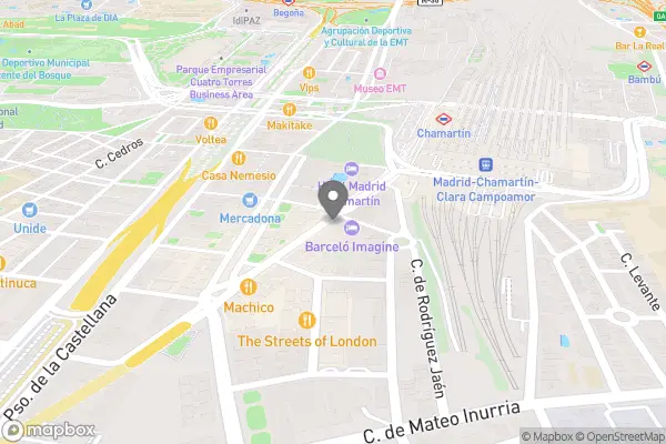 Barceló Imagine - Agustin de Foxa, 32, Chamartín, 28036 Madrid, Spanien karta