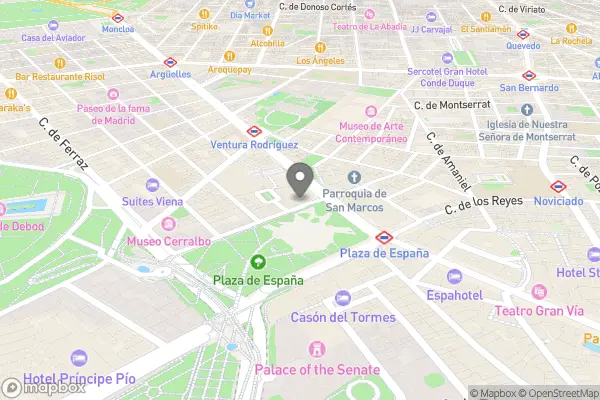 Barceló Torre de Madrid - Plaza de España, 18, Moncloa-Aravaca, 28008 Madrid, Spanien karta