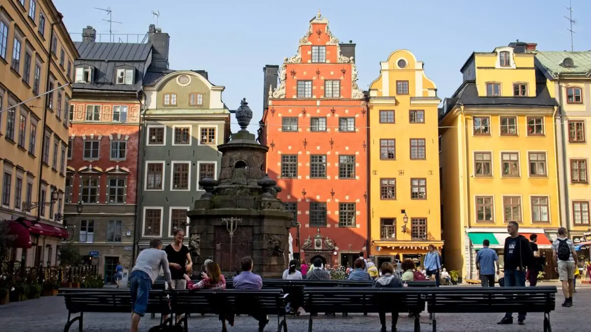 Coola hotell i Stockholm illustration