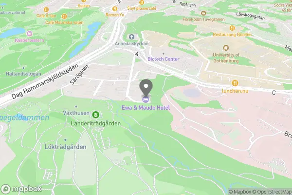 Ewa & Maude Hotel Aston Villa - 10 Askimsgatan, Majorna-Linné, 413 19 Göteborg, Sverige karta