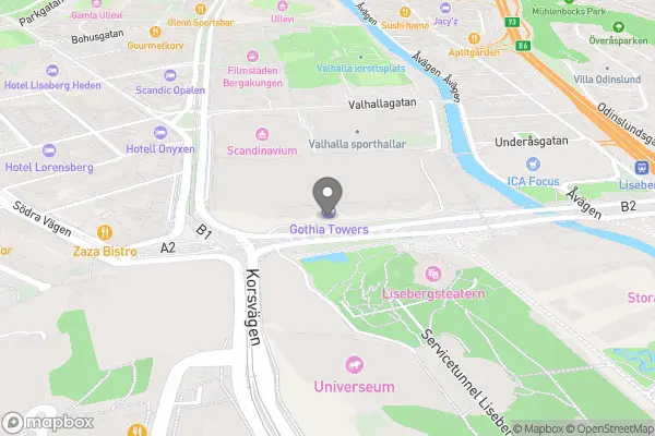 Gothia Towers - Mässans Gata 24, Centrum, SE-40226 Göteborg, Sverige karta