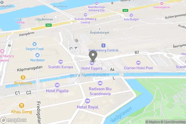 Hotel Eggers - Drottningtorget 2-4 , Centrum, 411 03 Göteborg, Sverige karta