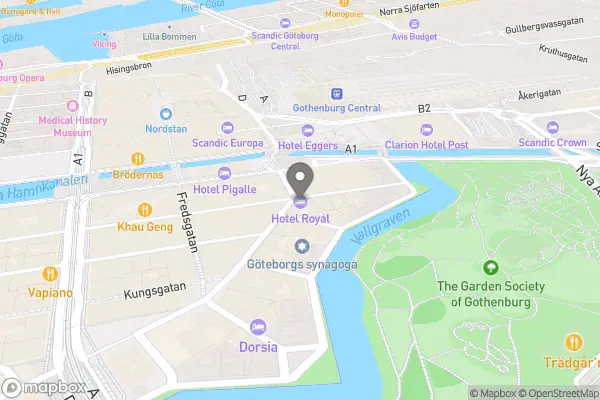Hotel Royal - Drottninggatan 67, Centrum, 411 07 Göteborg, Sverige karta