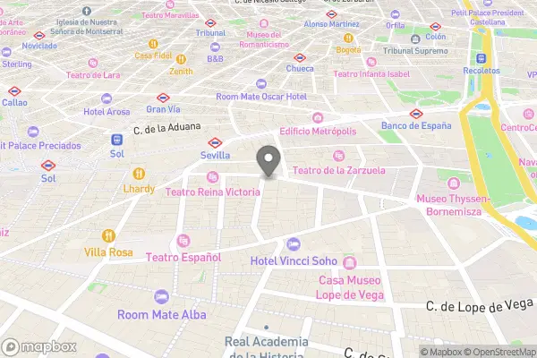 Hotel Urban,a Member of Design Hotels - Carrera San Jerónimo, 34, Madrids centrum, 28014 Madrid, Spanien karta