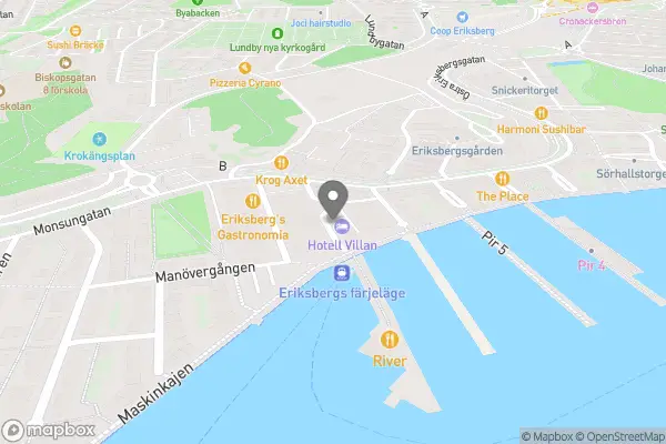 Hotel Villan - Sjöportsgatan 2, Lundby, 41764 Göteborg, Sverige karta