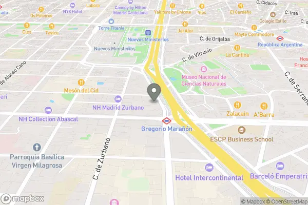 Hyatt Regency Hesperia Madrid - Paseo Castellana, 57, Chamberi, 28046 Madrid, Spanien karta
