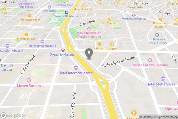 Hyatt Regency Madrid Residences - Paseo de la Castellana 62, Salamanca, 28046 Madrid, Spanien karta