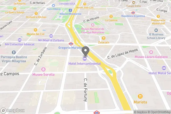 InterContinental Madrid, an IHG Hotel - Paseo de la Castellana, 49, Chamberi, 28046 Madrid, Spanien karta