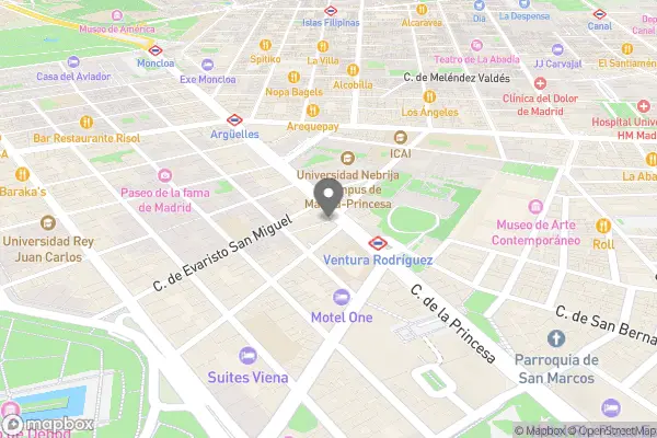 Melia Madrid Princesa - Princesa, 27, Moncloa-Aravaca, 28008 Madrid, Spanien karta