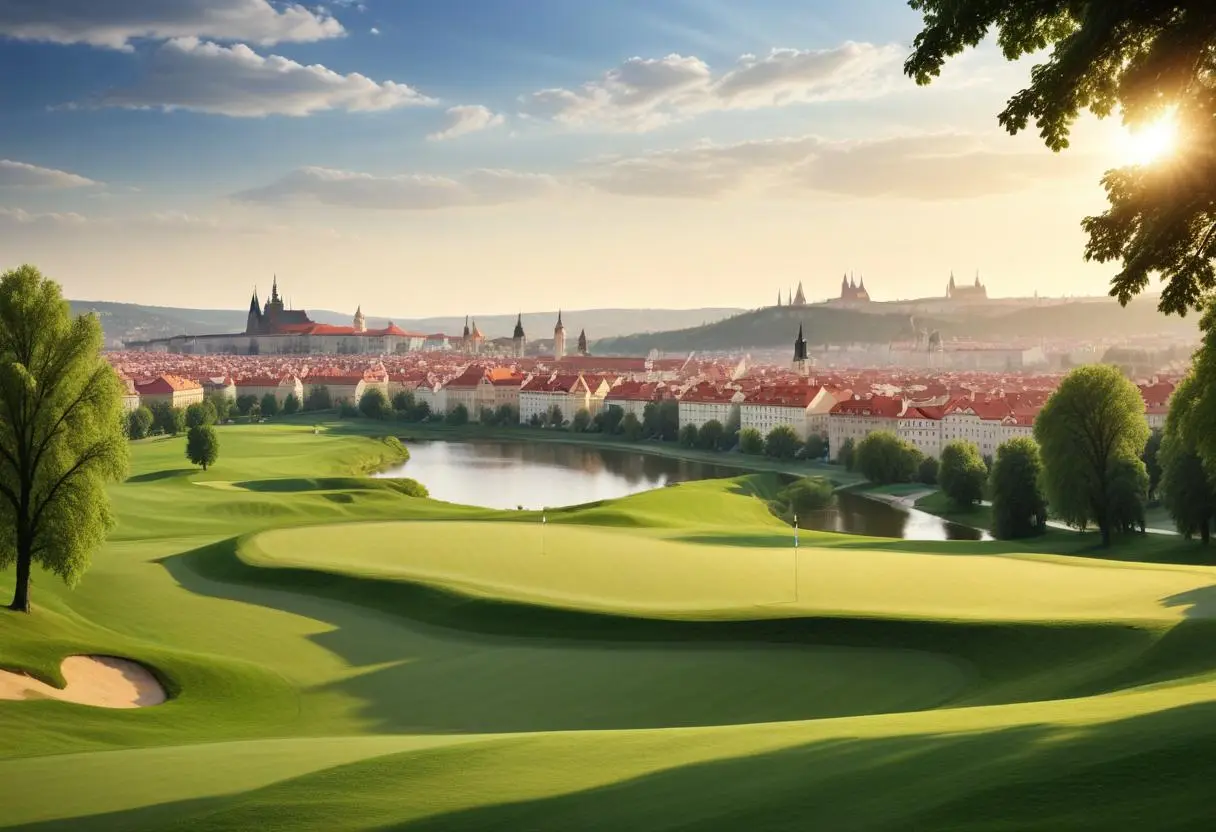 Golfresor i Prag illustration