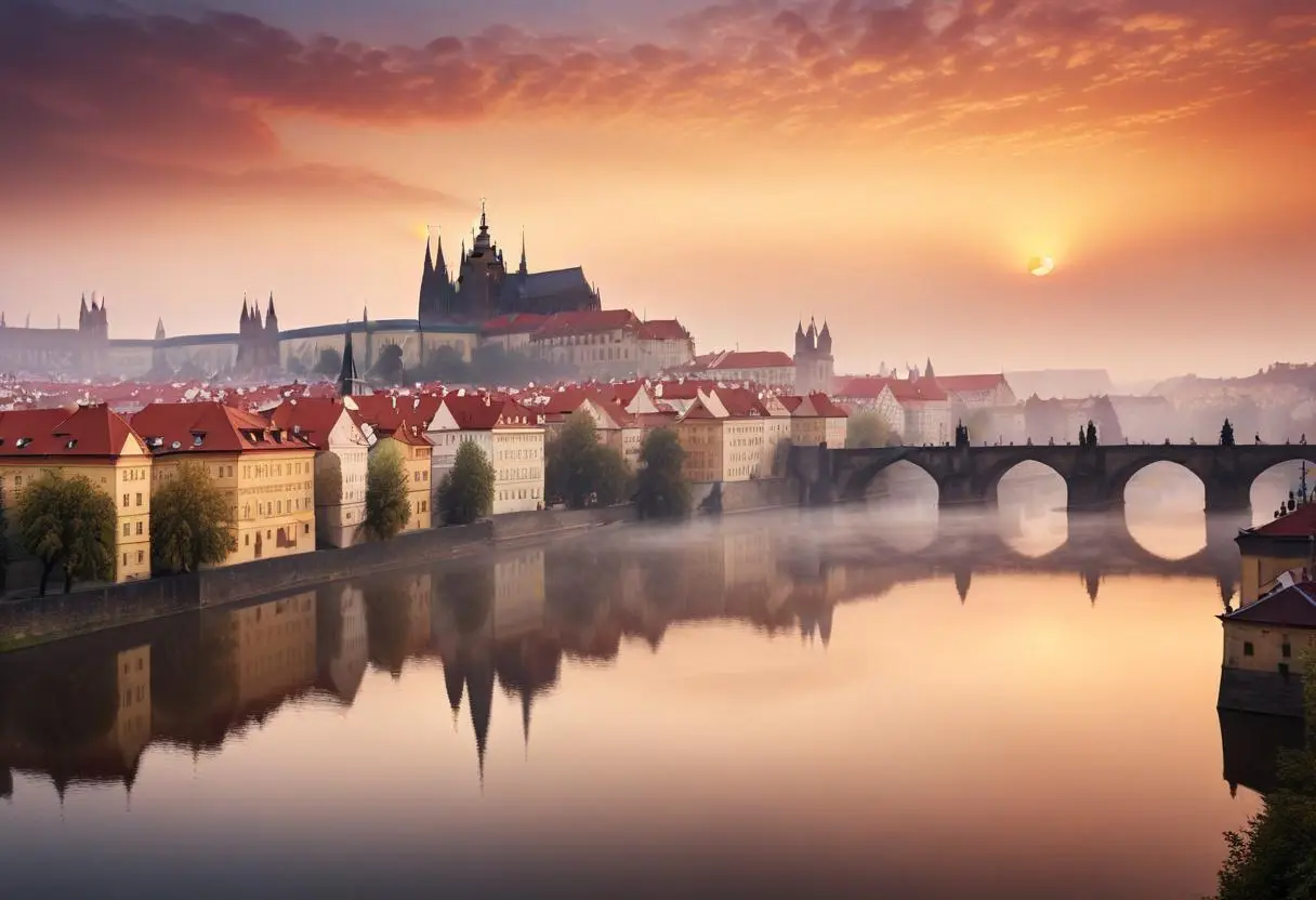 Sevärdheter i Prag illustration