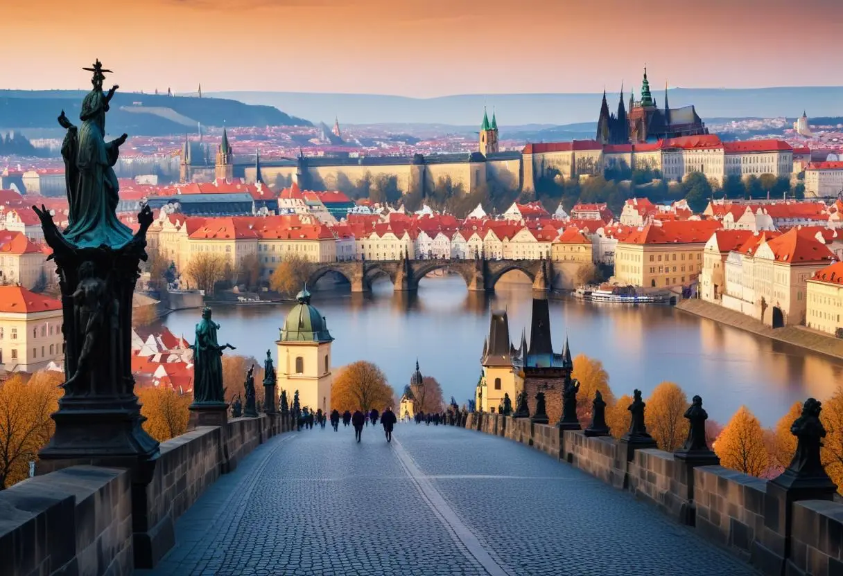 Taxi Prag illustration