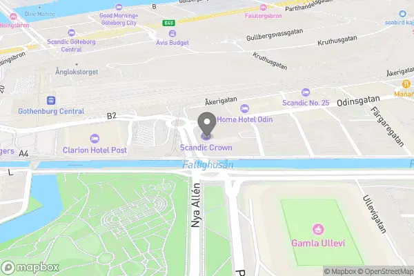 Scandic Crown - Polhemsplatsen 3, Centrum, 41111 Göteborg, Sverige karta