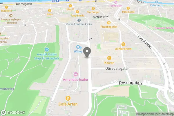 Slottsskogen Hotel - Vegagatan 21, Majorna-Linné, 413 11 Göteborg, Sverige karta