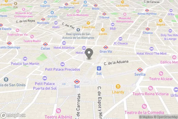 Thompson Madrid, part of Hyatt - Plaza del Carmen S/N, Madrids centrum, 28013 Madrid, Spanien karta